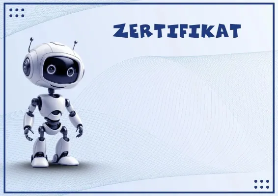 Roboboom Zertifikat