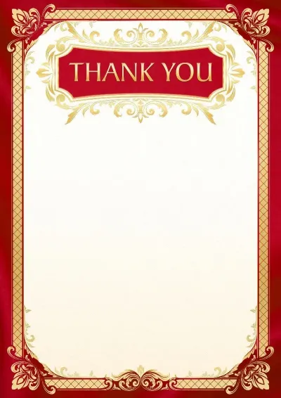 School Letter of Appreciation Template 'Autumn Gold'