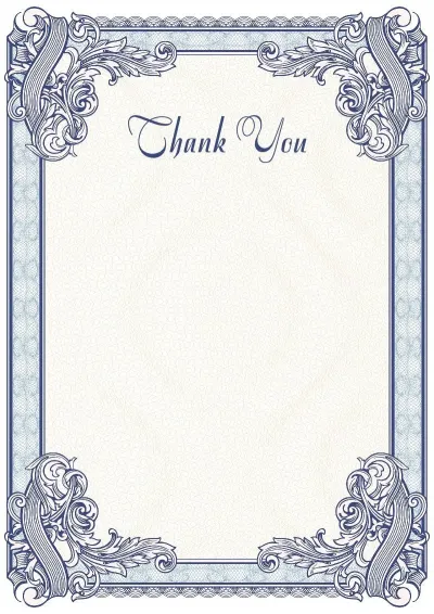 Formal letter of appreciation template No. 4