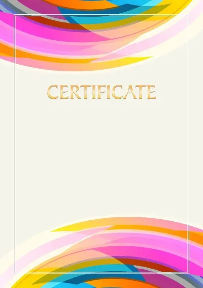Template certificate 'Impulse'