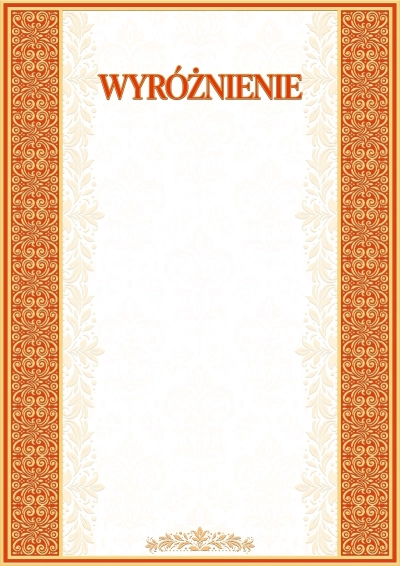 Szablon artystycznego wyróżnienia «Papirus»