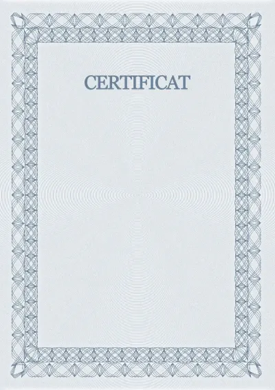 Modèle de certificat solennel n°5