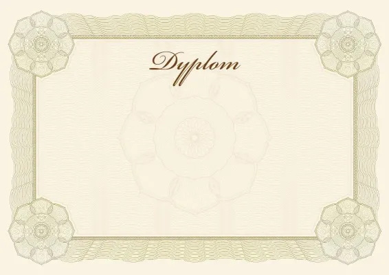 Szablon dyplomu «Klasyczny standard»