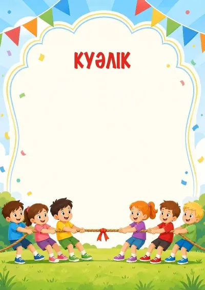 «Көңілді мәрелер» куәлік үлгісі