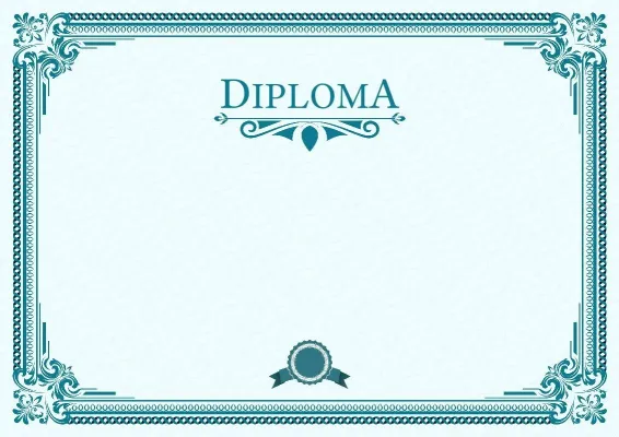 'Leadership Spectrum' diploma template