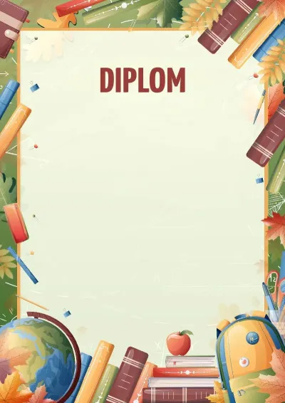 Diplom-Vorlage „Ruf des Wissens“