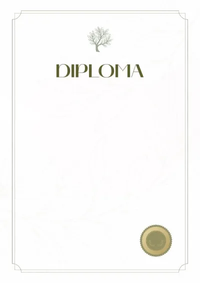 Modello di diploma «Respiro del pianeta»