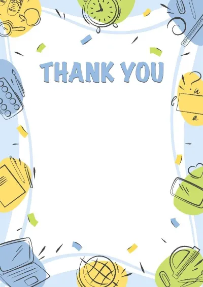 Letter of Appreciation Template 'School Discoveries'