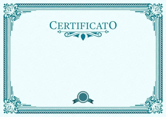 Modello di certificato «Spettro della Leadership»