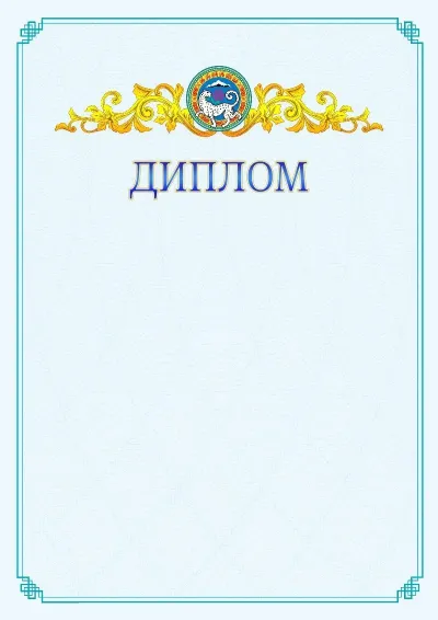 №15 ресми дипломның үлгісі