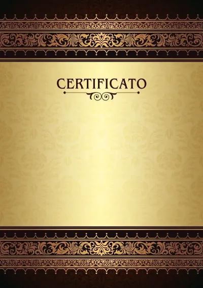Modello di certificato solenne «Motivi reali»