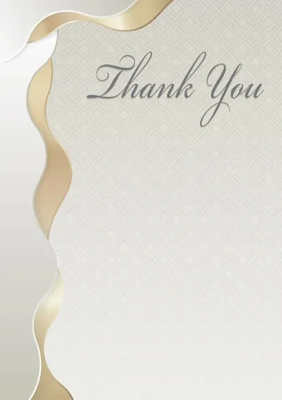'Crème Brûlée' Artistic Letter of Appreciation Template