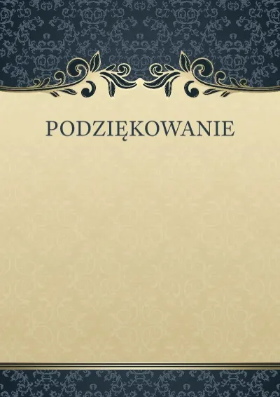 Szablon artystycznego podziękowania «Tajemniczy wzór»