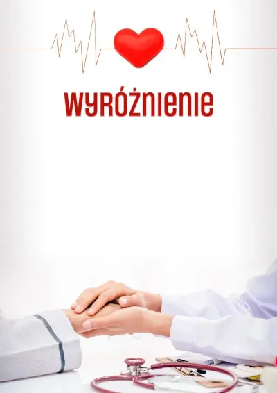 Szablon artystycznego wyróżnienia «Dla lekarza»