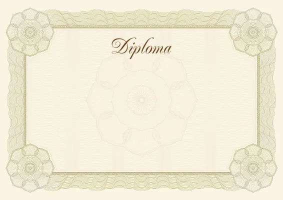 Classic Standard diploma template