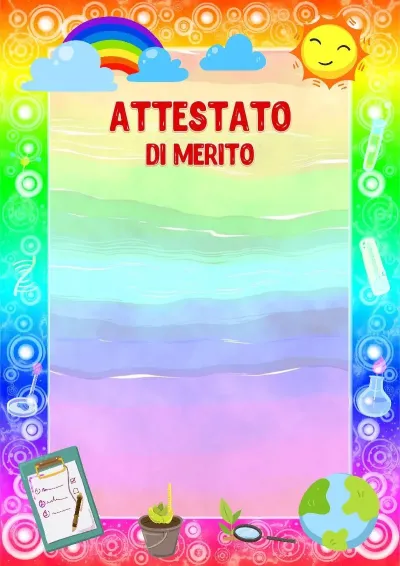 Modello di attestato per bambini «Giovane esploratore»