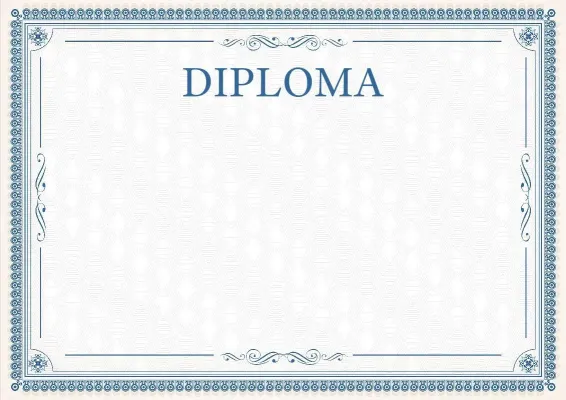 Formal Diploma Template «Elegant Lace»