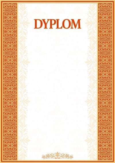 Szablon artystycznego dyplomu «Papirus»