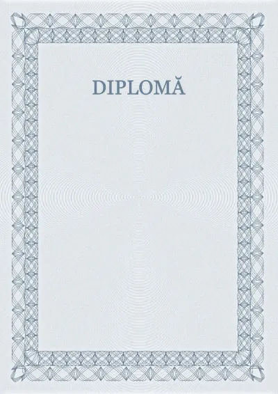 Șablon de diplomă solemnă nr. 5