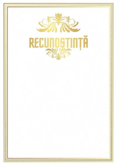Șablon de recunoștință „Standardul de Aur”