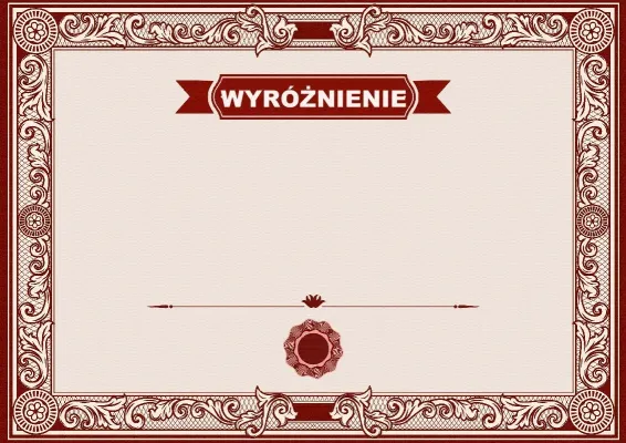Szablon wyróżnienia „Sylwetka sztuki”