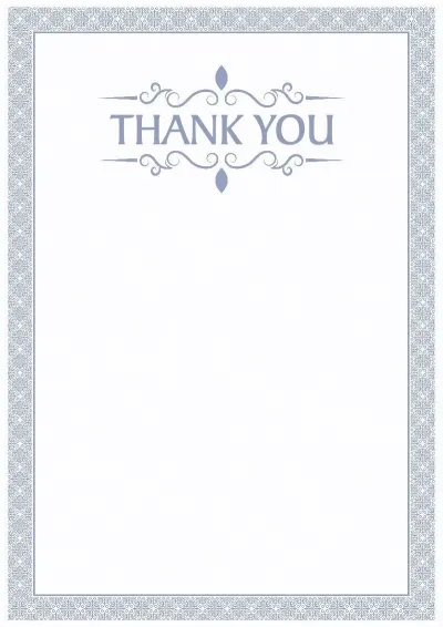 Formal Letter of Appreciation Template 'Blue Breeze'
