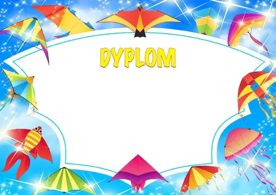 Szablon dyplomu „Powyżej chmur”