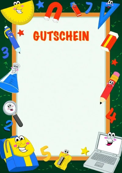 Gutschein-Vorlage „Lebendiges Wissen“