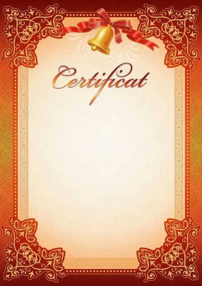 Șablon de certificat școlar pentru sfârșitul anului școlar
