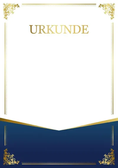 Festliche Urkunden-Vorlage „Muster-Charme“