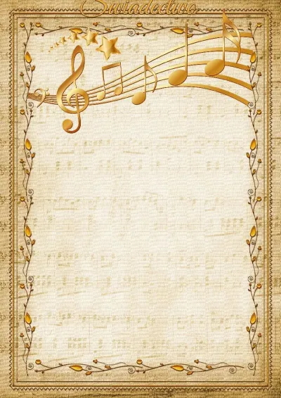 Szablon muzycznego świadectwa «Melodia»