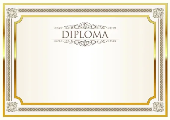 Modello di diploma solenne «Splendore»