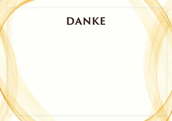 Vorlage für ein feierliches Dankschreiben «Sonniger Vorhang»
