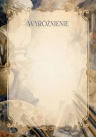 Szablon wyróżnienia «Inspiracja klasyką»